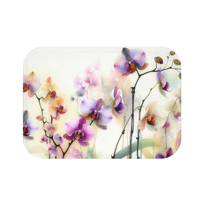 Elegant Orchid Bath Mat