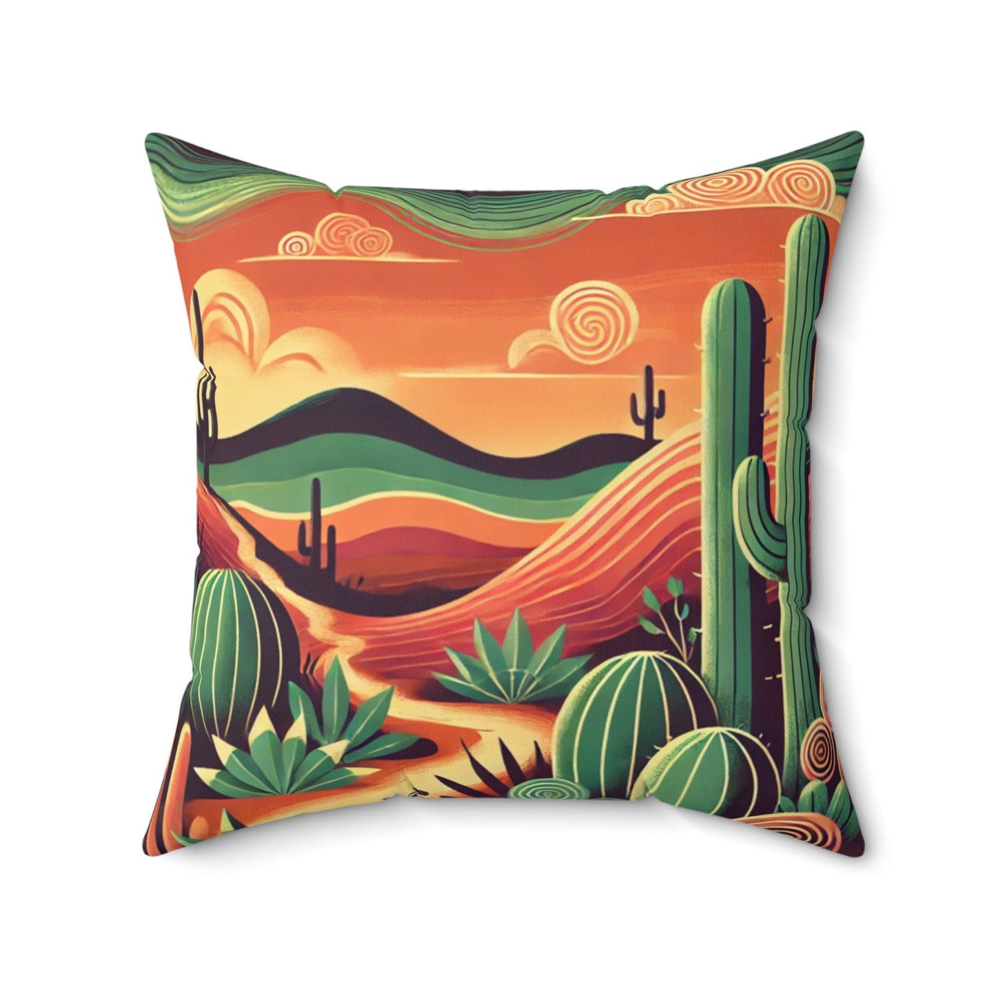 Desert Vibes Throw Pillow