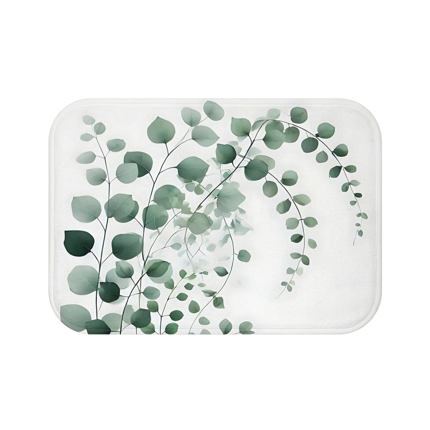 Elegant Greenery Bath Mat
