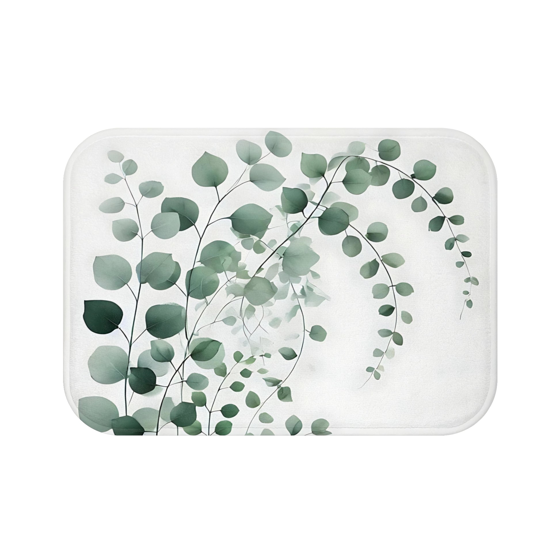 Elegant Greenery Bath Mat