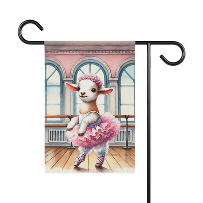 Ballet Lamb Garden Flag