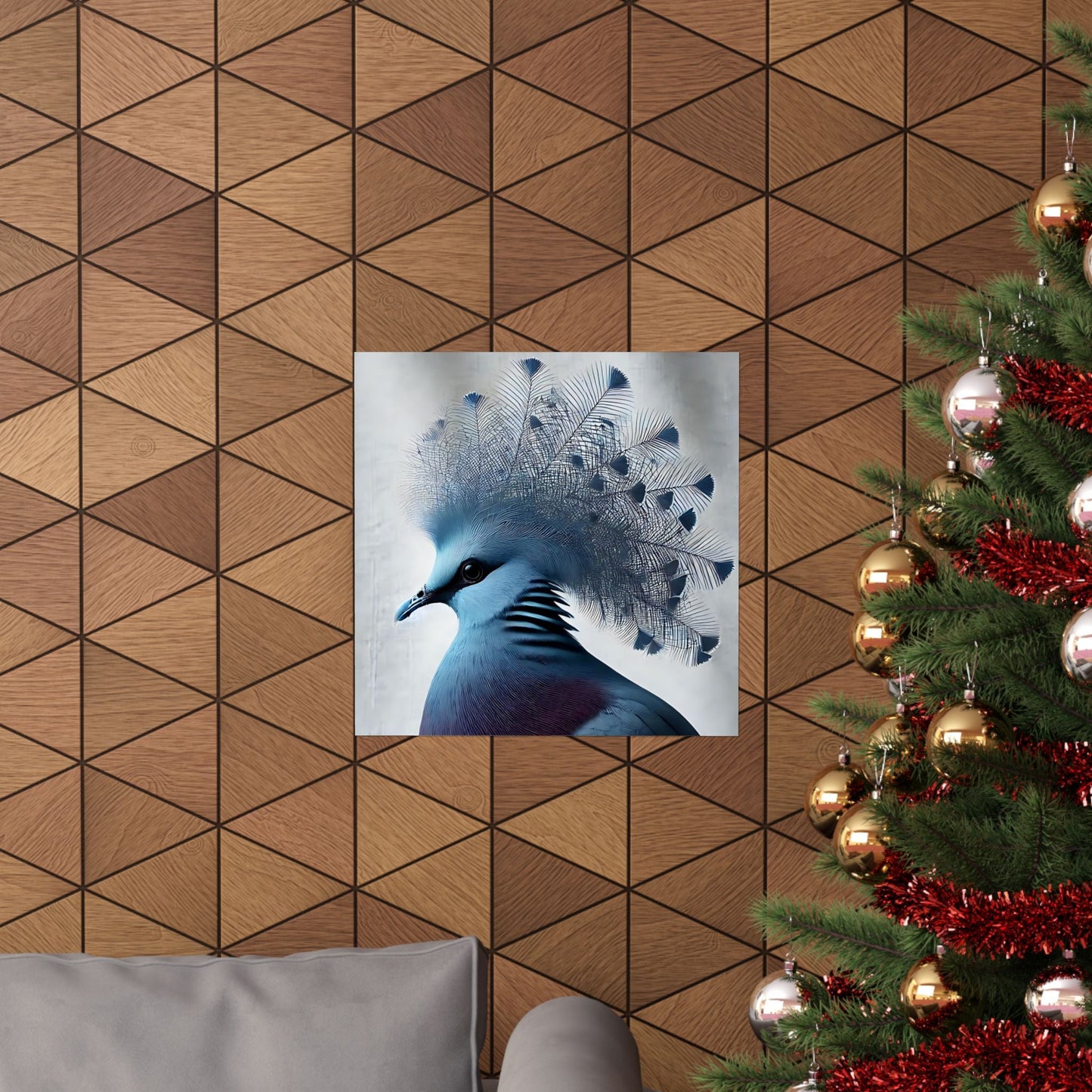 Artistic Bird Print Poster