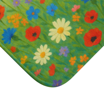 Floral Bath Mat