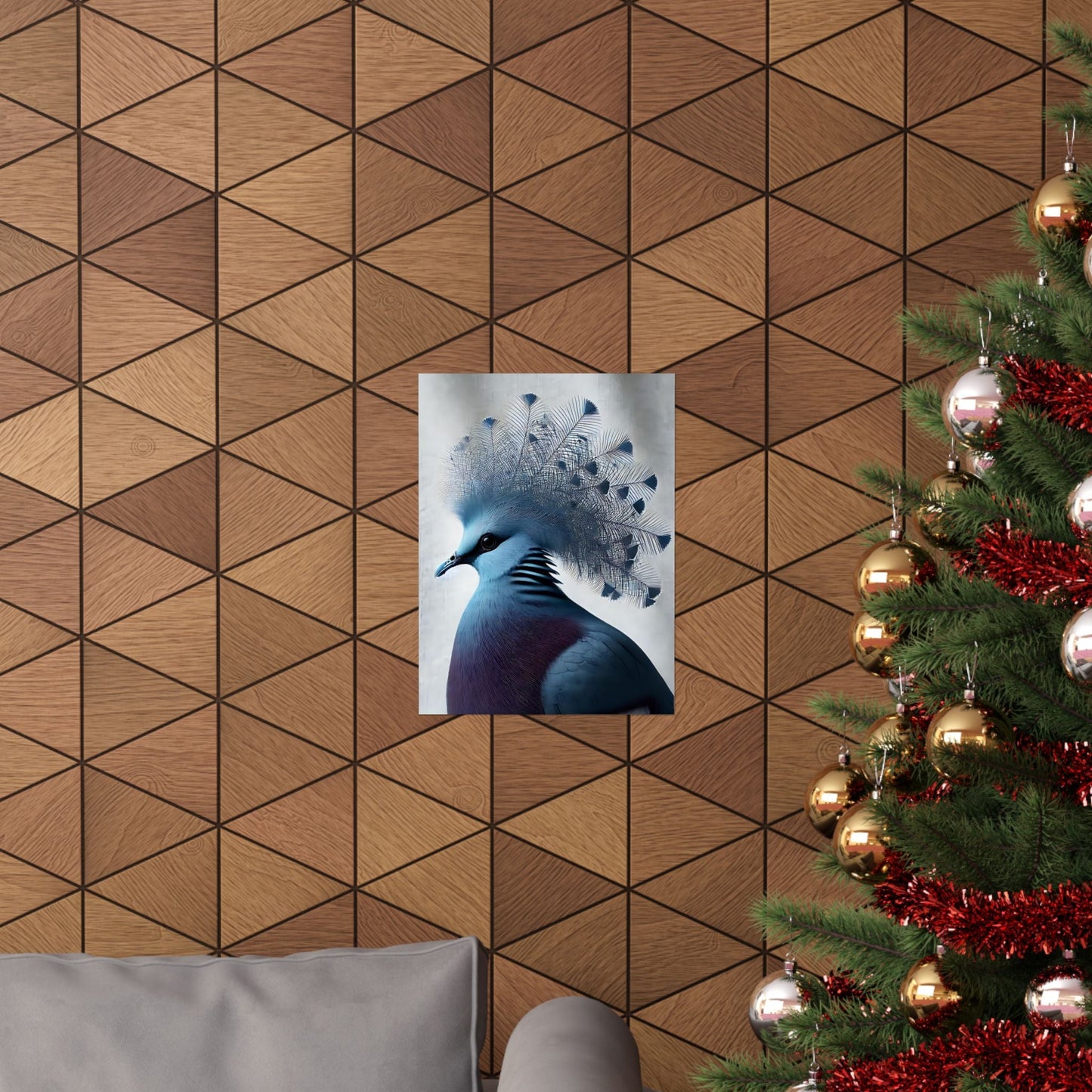 Artistic Bird Print Poster