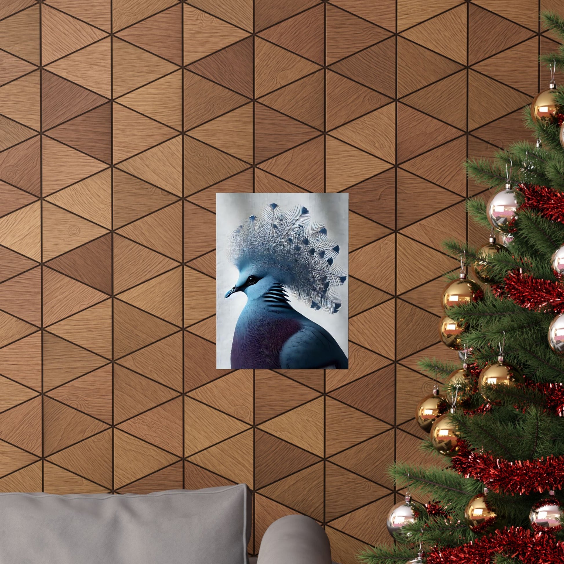 Artistic Bird Print Poster