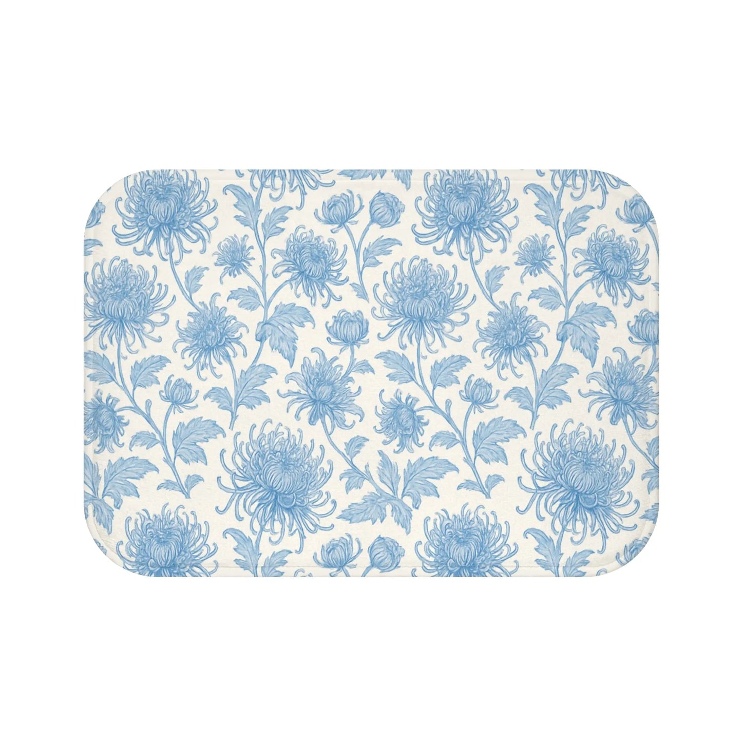 Charming Floral Bath Mat
