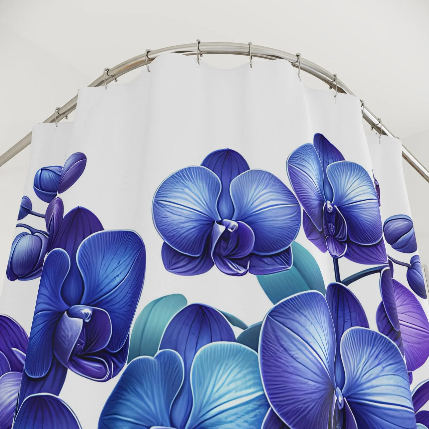 Blue Orchid Shower Curtain