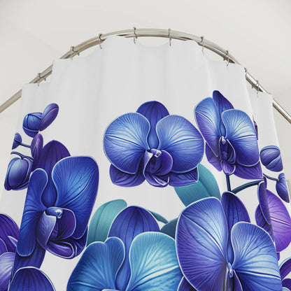 Blue Orchid Shower Curtain