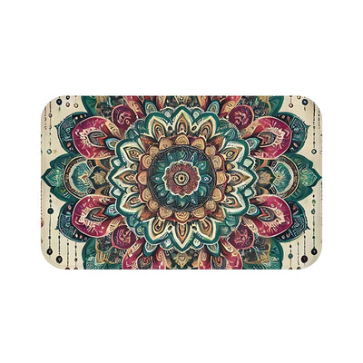 Mandala Floral Bath Mat