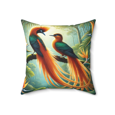 Bali Bird of Paradise Throw Pillow
