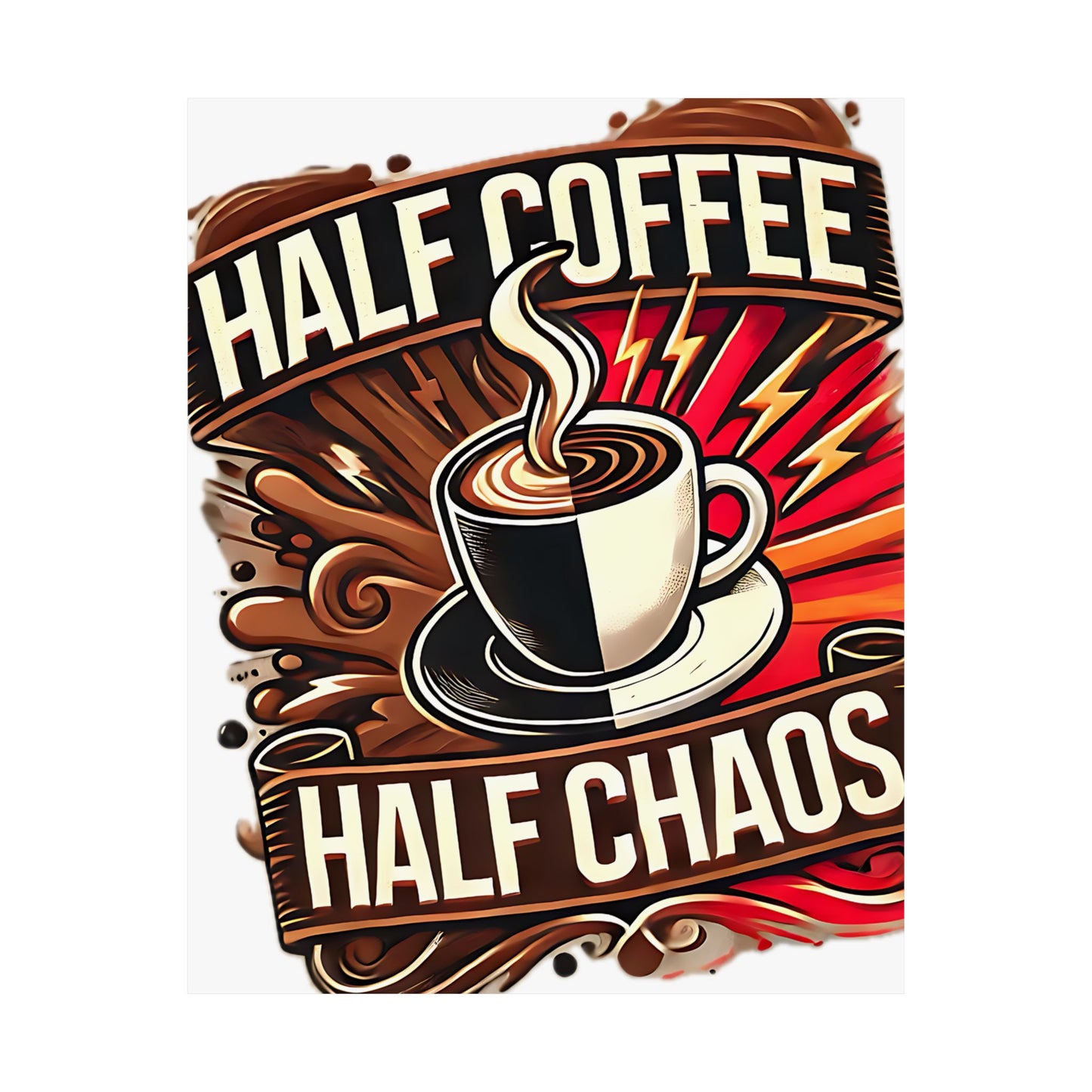Coffee Chaos Poster