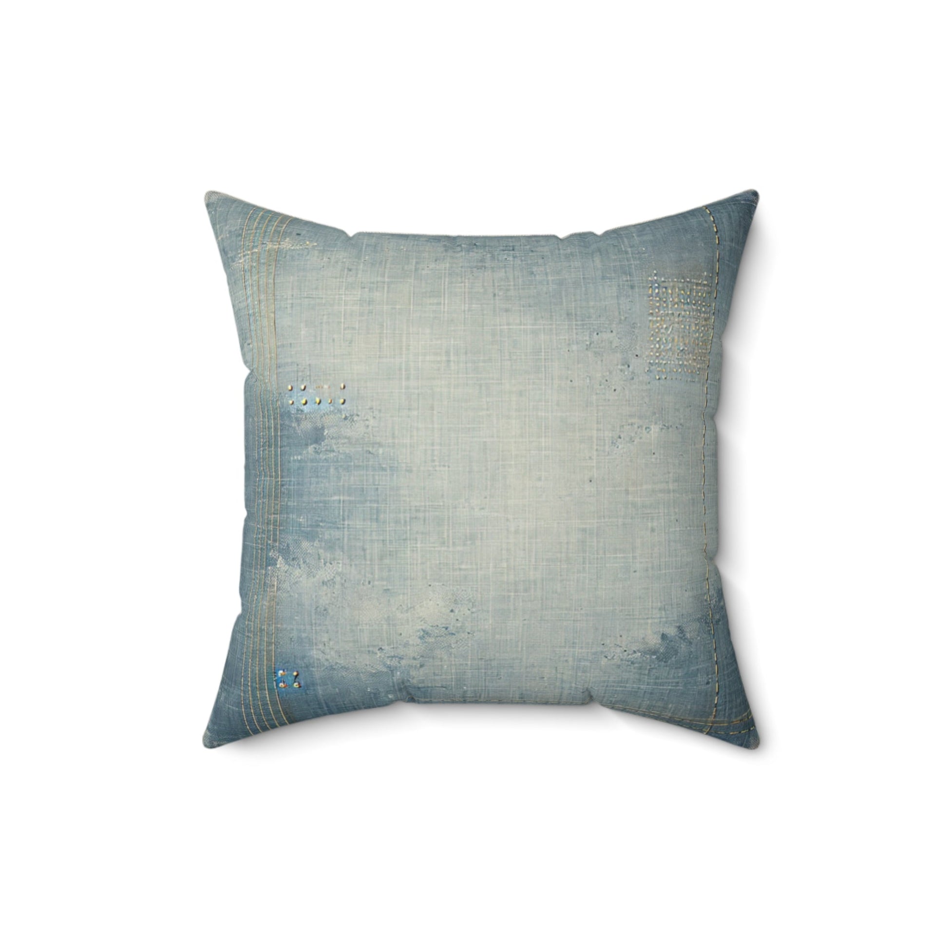 Blue Denmin Square Pillow