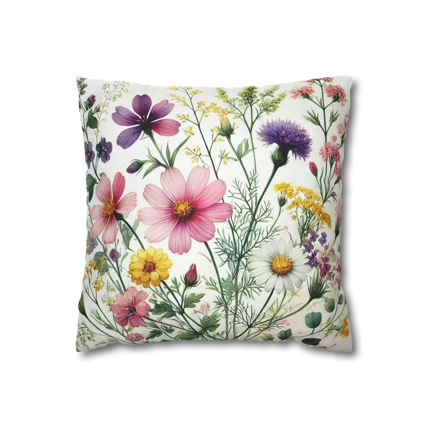 Floral Print Pillowcase