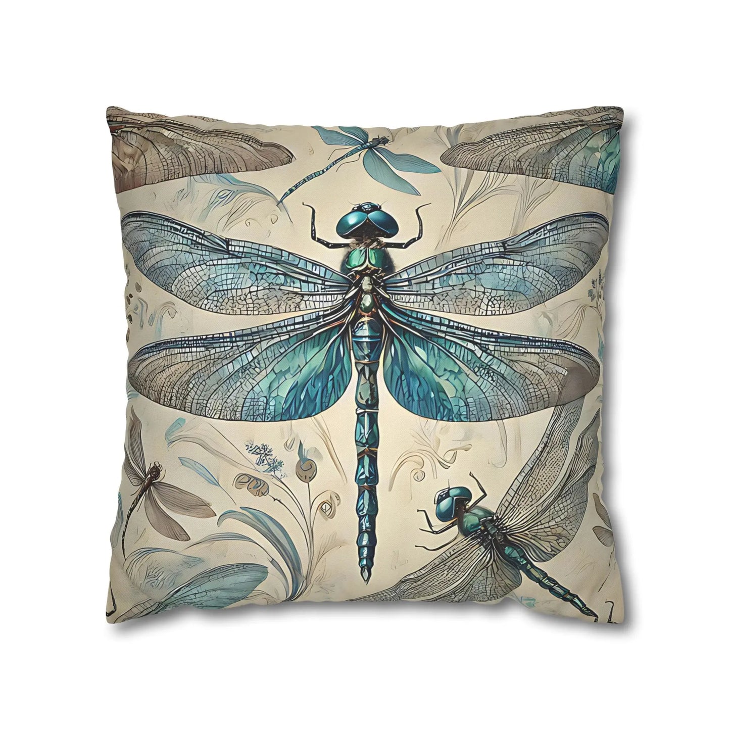 Vintage Dragonfly Pillowcase
