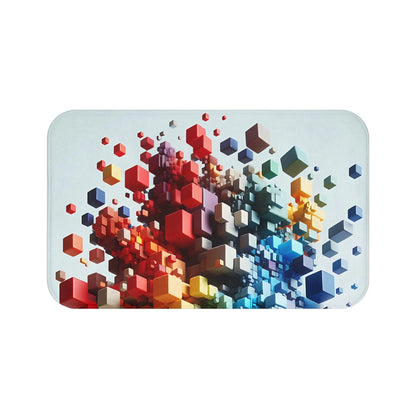 Colorful Geometric Bath Mat