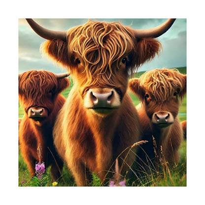 Highland Cow Matte Vertical Posters