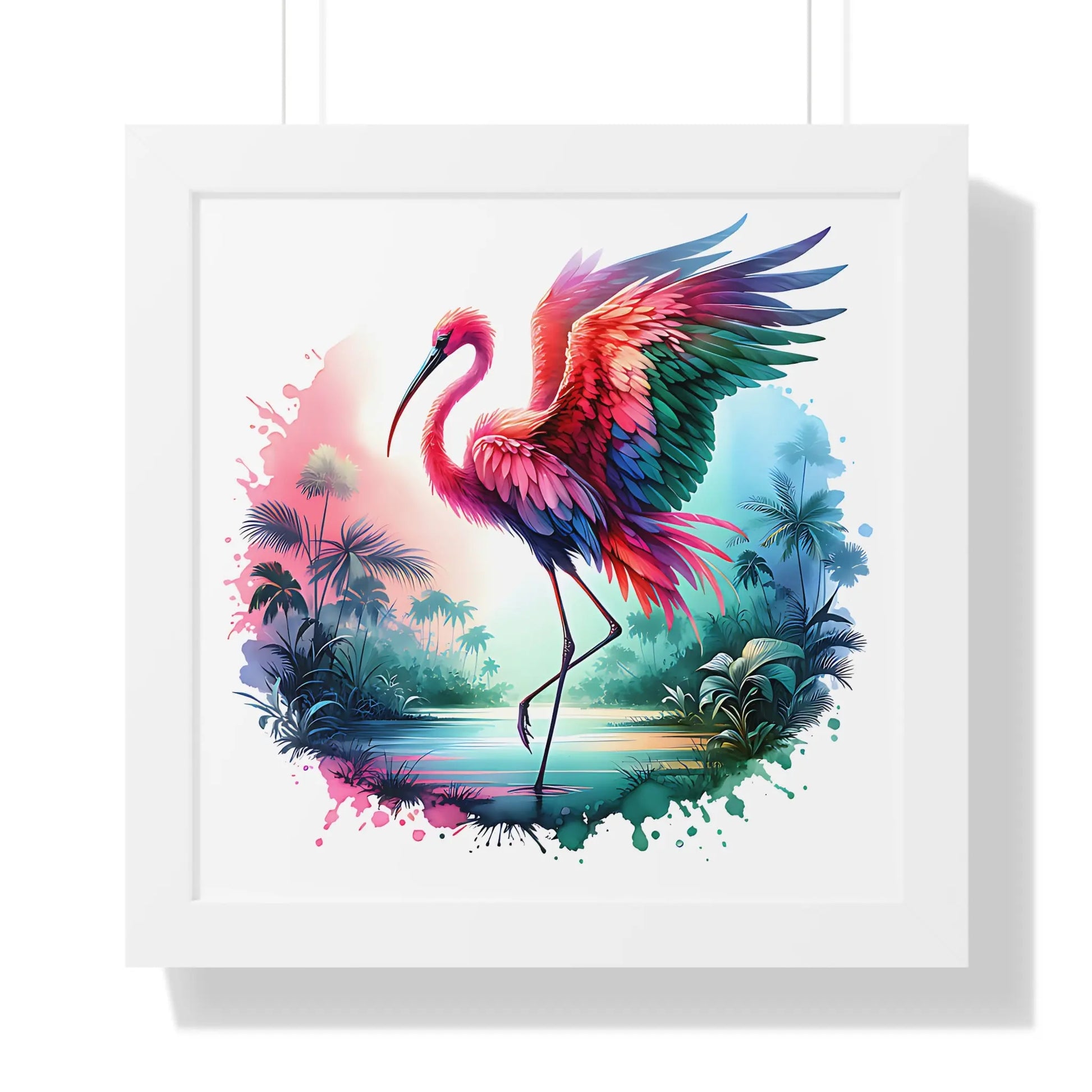 Vibrant Flamingo Art Print