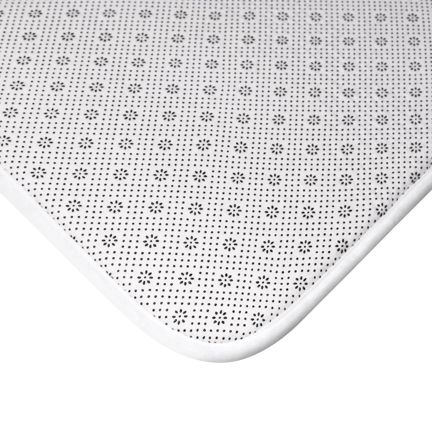 Floral Heart Bath Mat