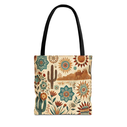 Southwestern Desert Floral Tote Bag