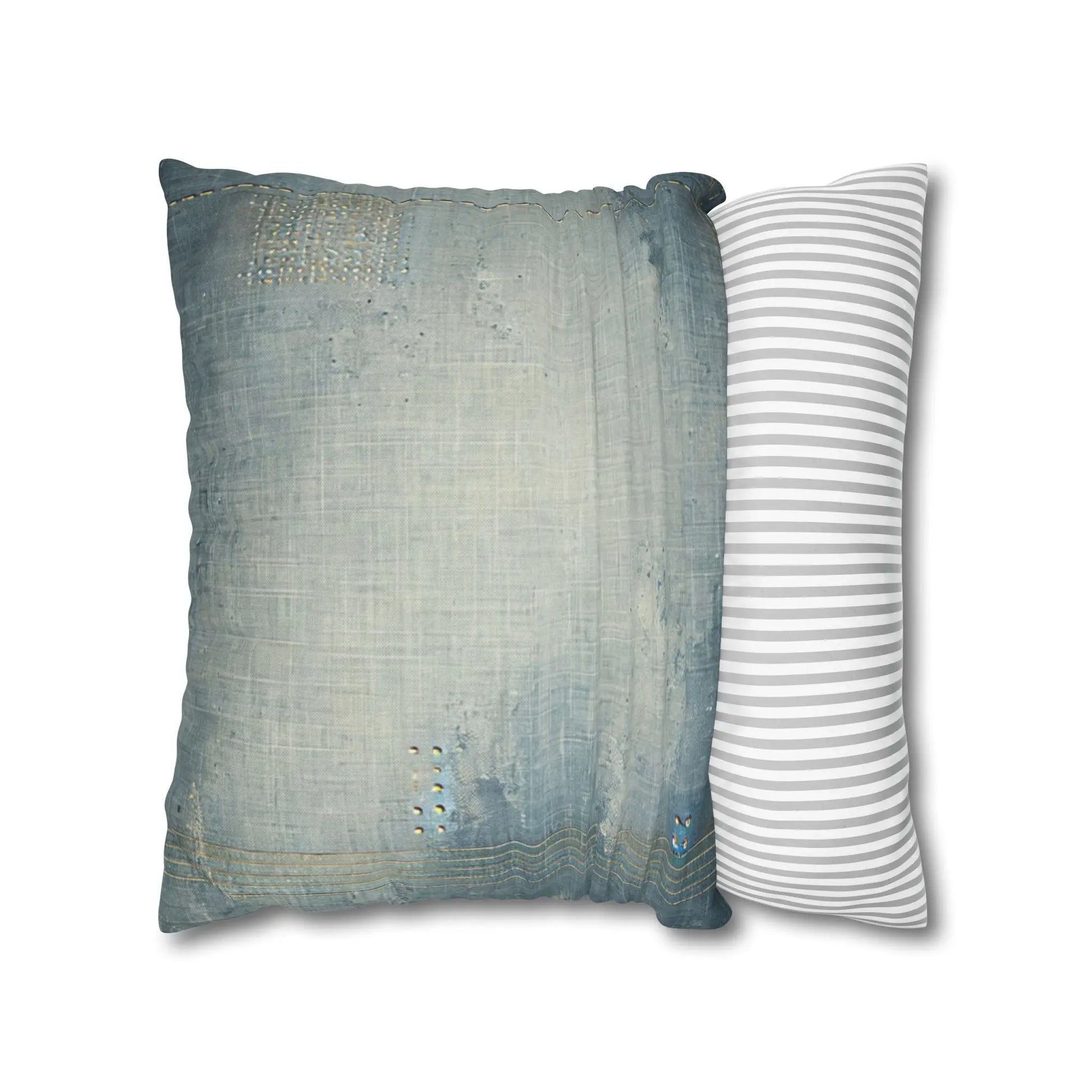 Distressed Denmin Square Pillowcase
