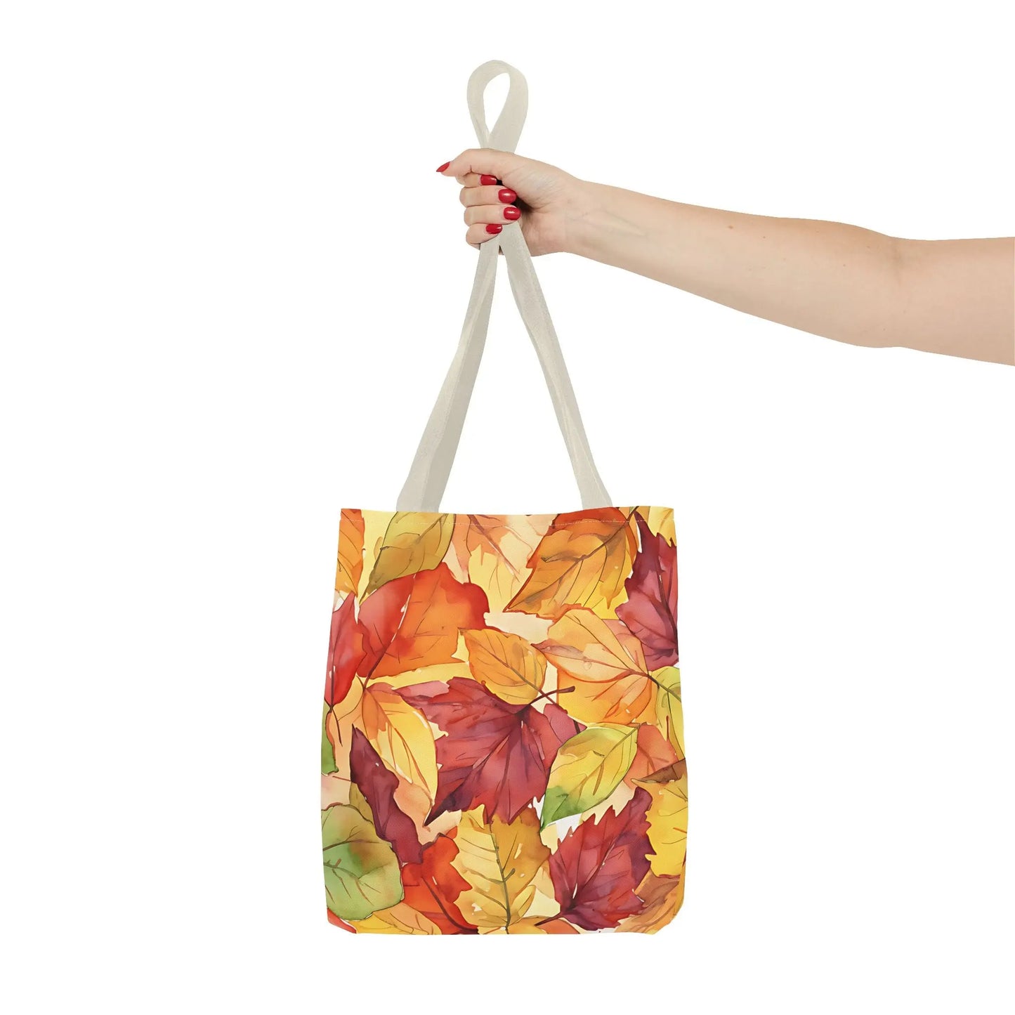 Autumn Watercolor Leaves Tote Bag
