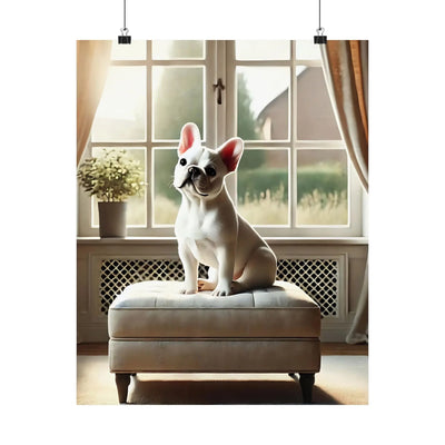 French Bulldog Matte Vertical Poster
