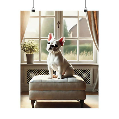 French Bulldog Matte Vertical Poster