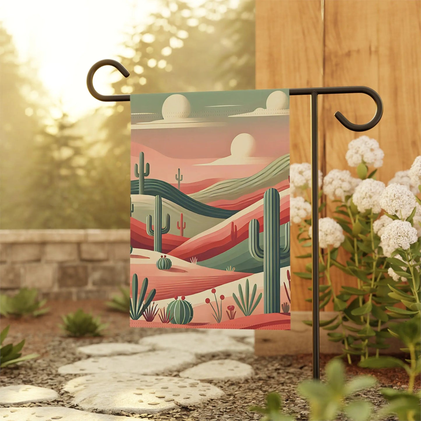 Desert Vibes Garden Banner