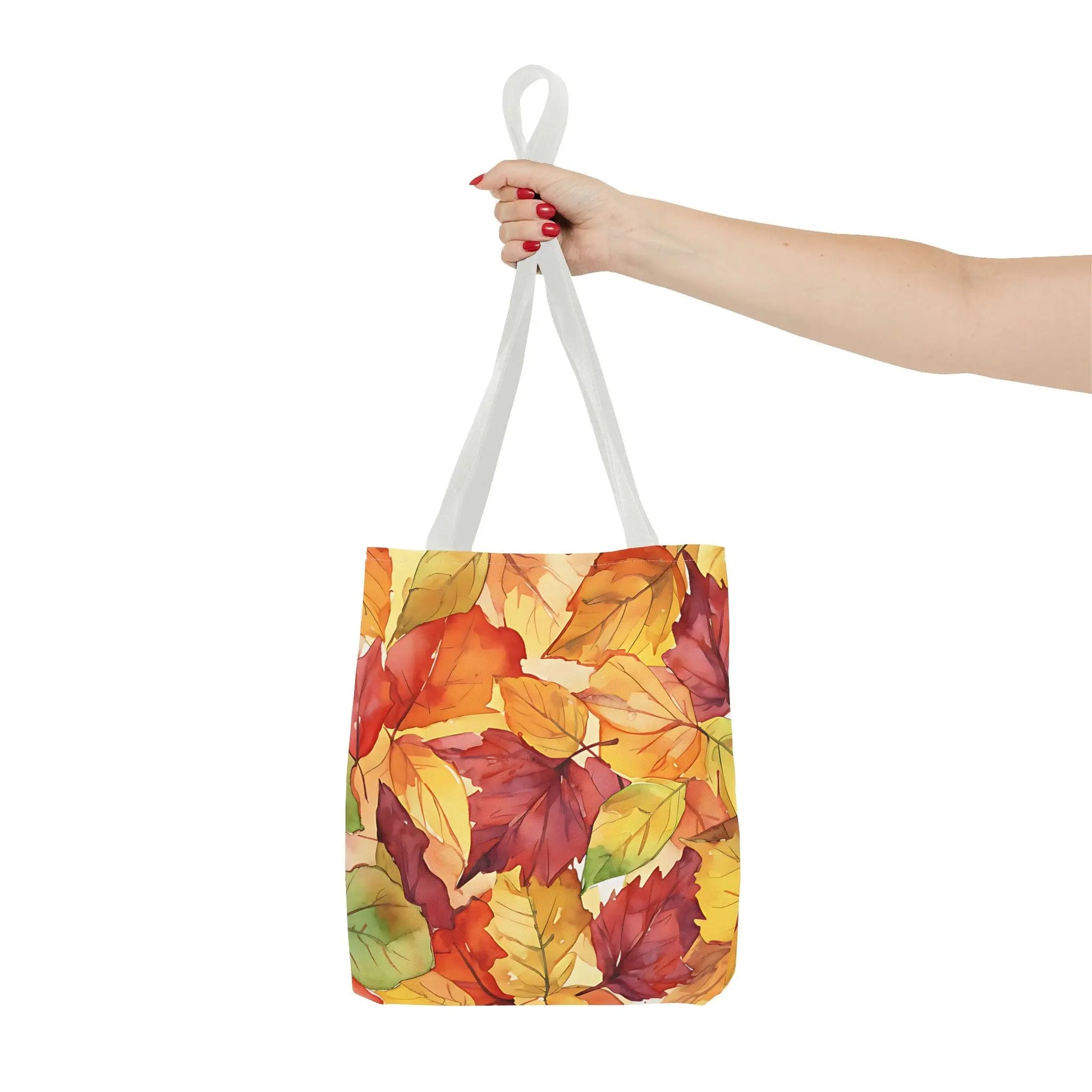 Autumn Watercolor Leaves Tote Bag