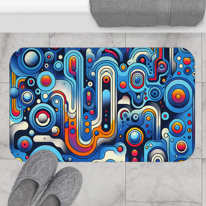 Retro Colorful Bath Mat