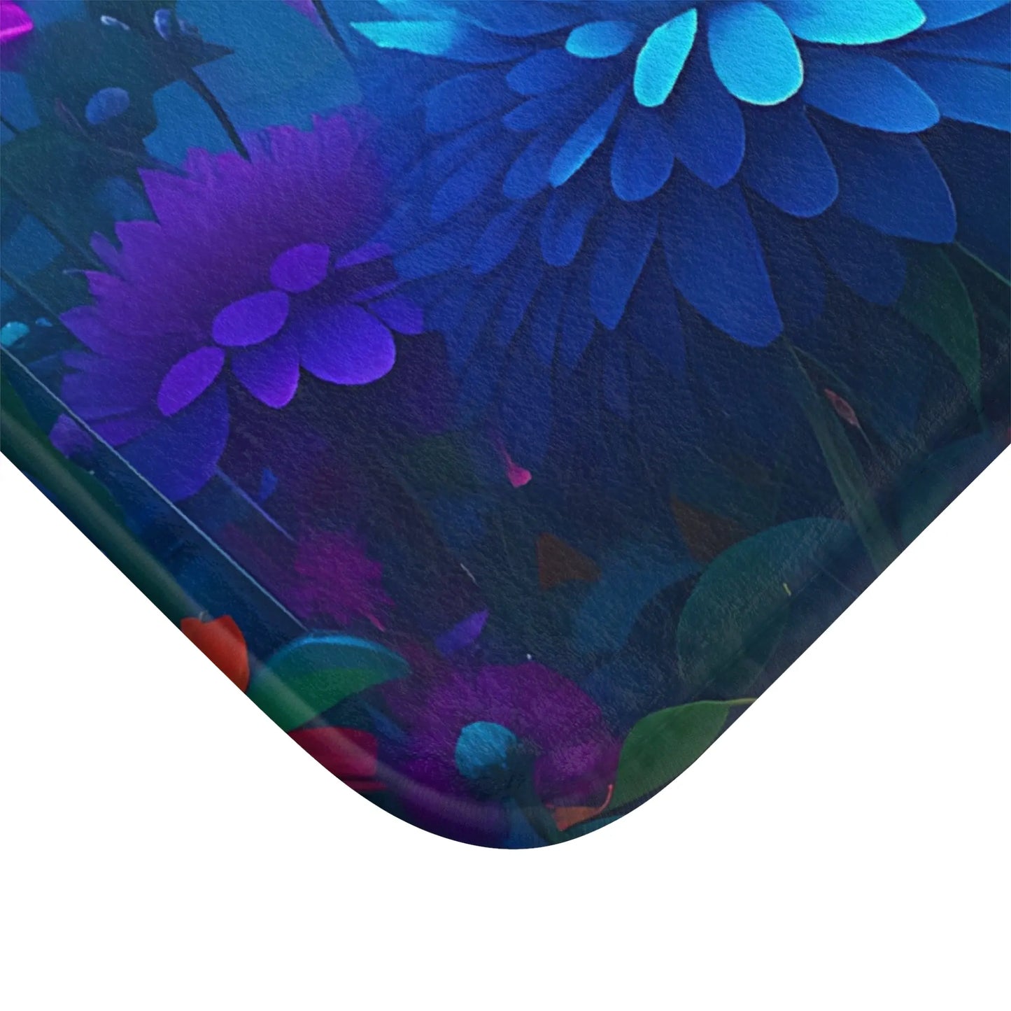 Vibrant Floral Bath Mat