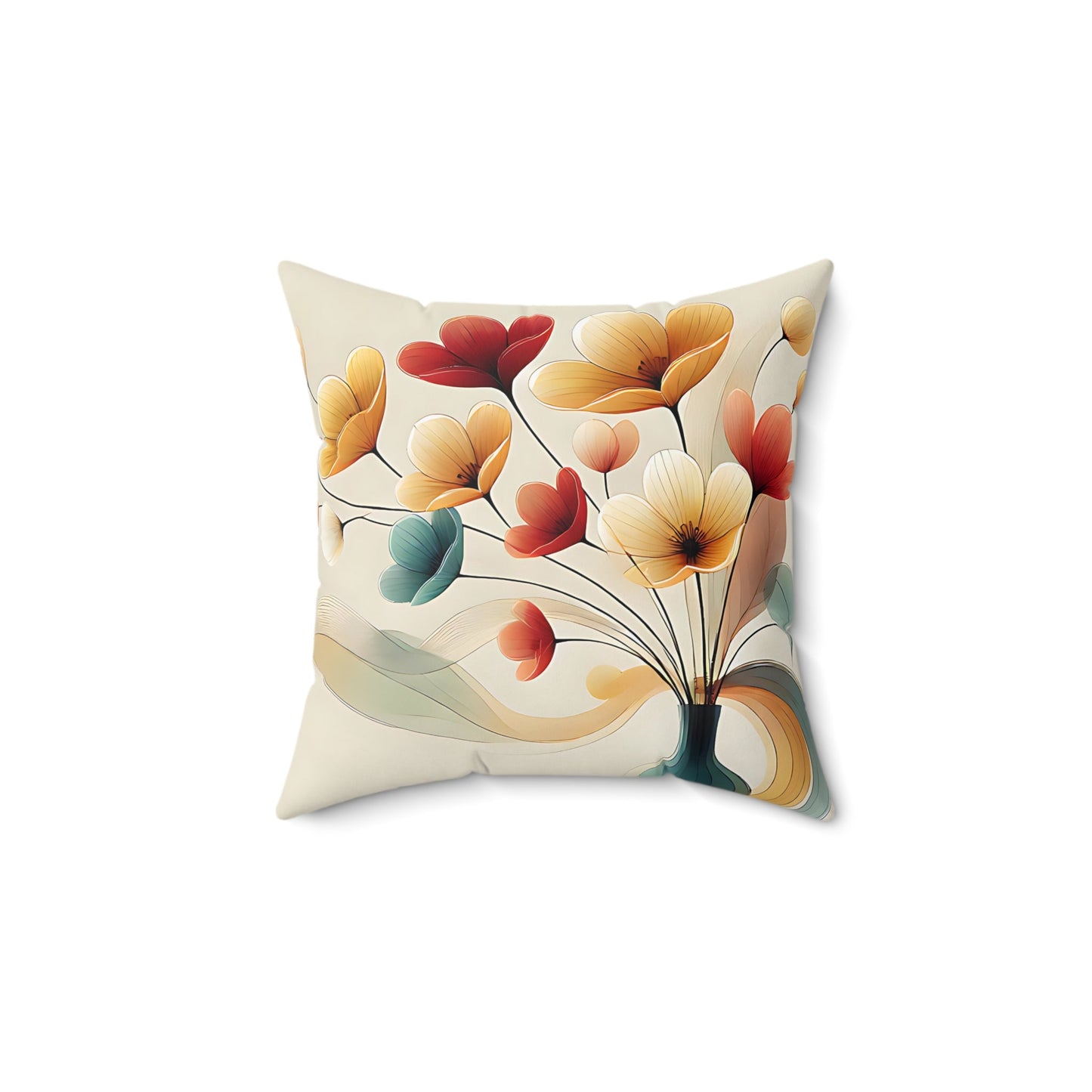 Floral Decorative Pillow