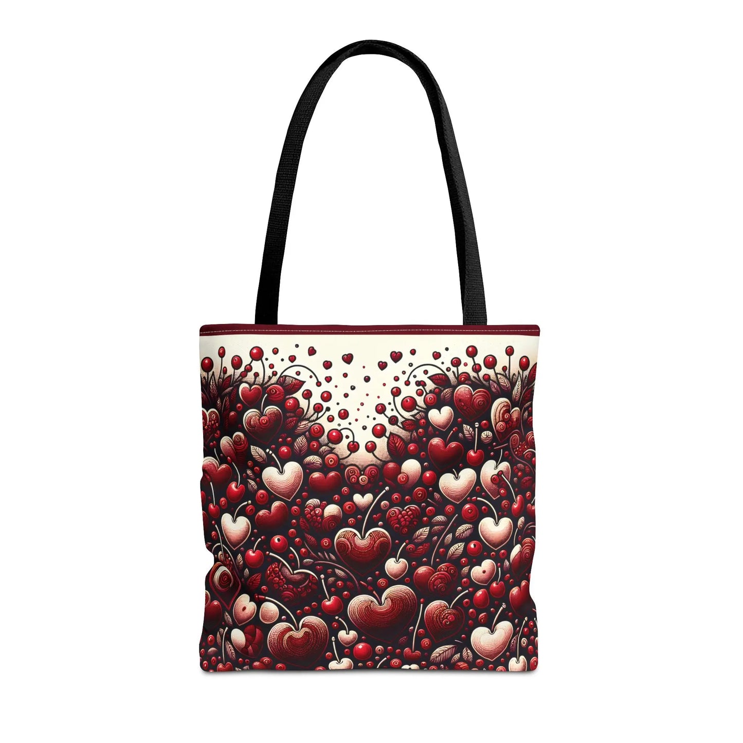 Cherry Hearts Tote Bag