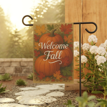 Welcome Fall Outdoor Garden Banner