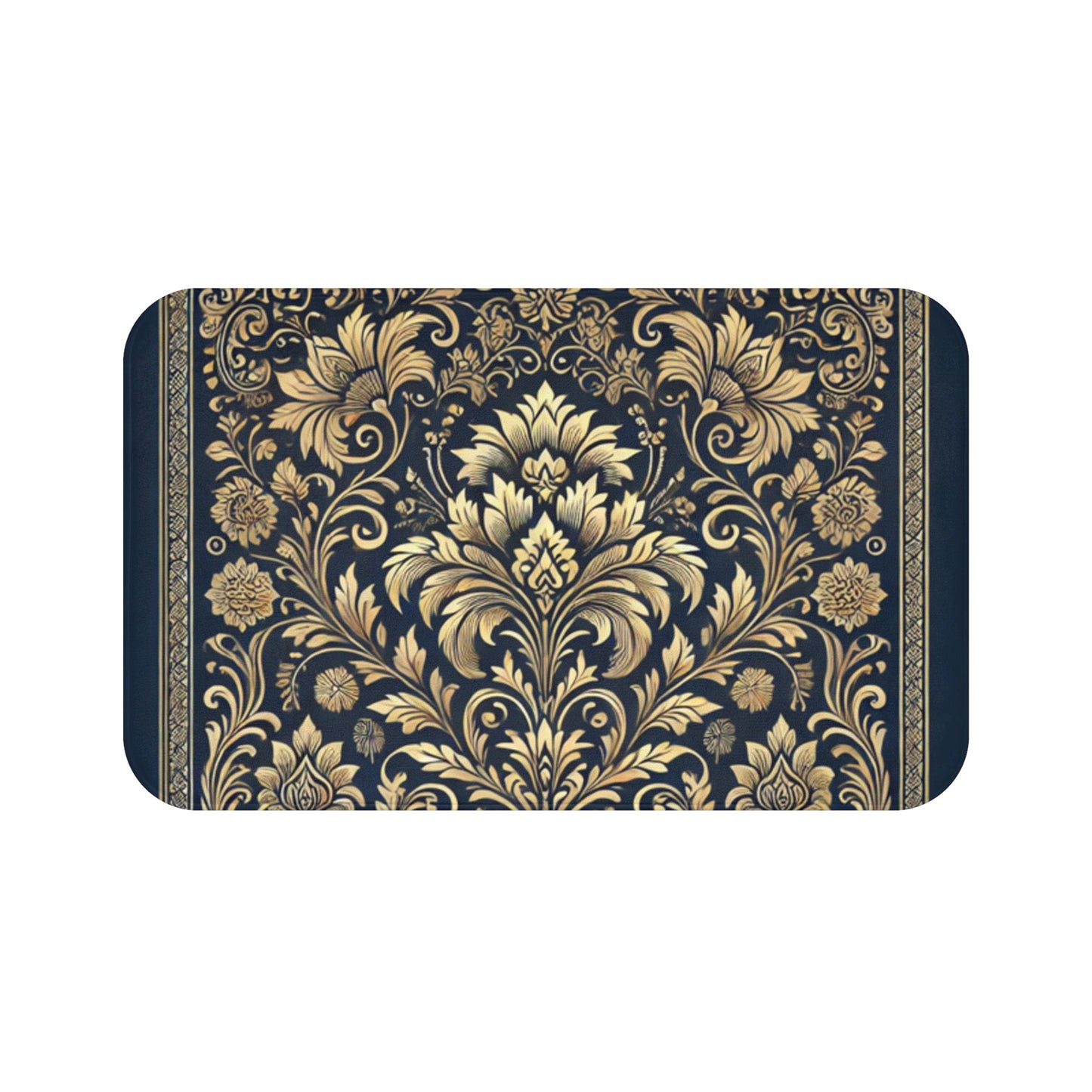 Elegant Floral Bath Mat