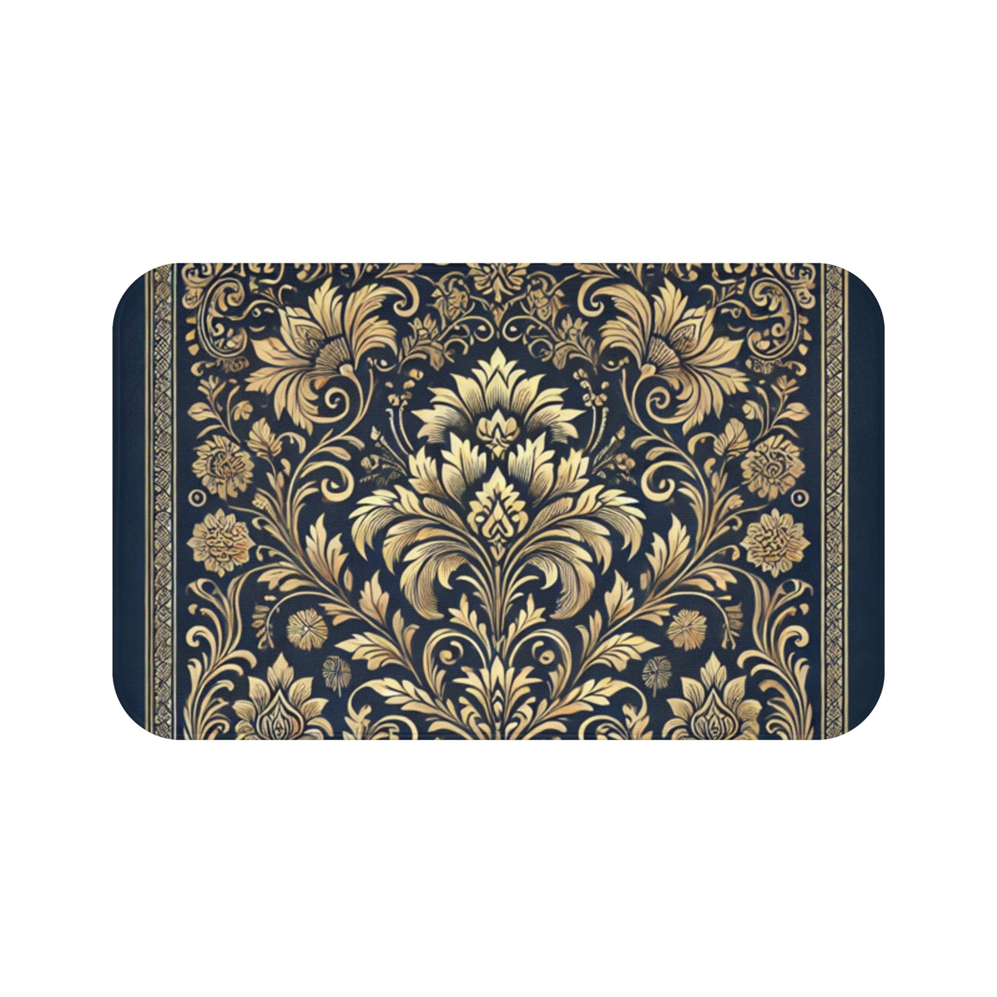 Elegant Floral Bath Mat