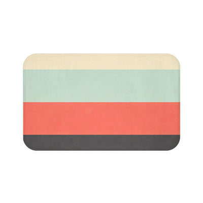 Retro Color Block Bath Mat