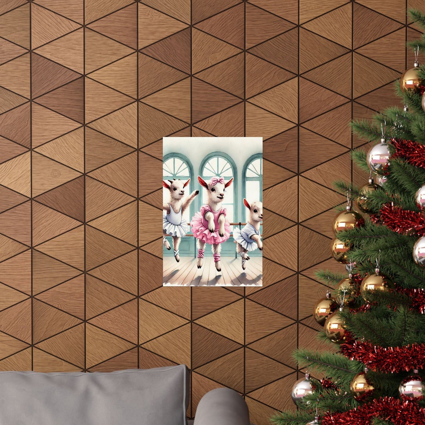 Ballet Goat Art Print