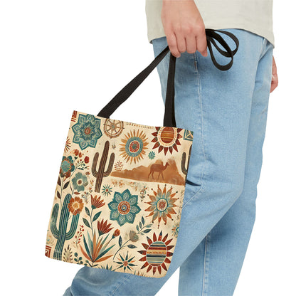 Southwestern Desert Floral Tote Bag