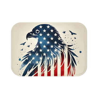 Patriotic Eagle Bath Mat