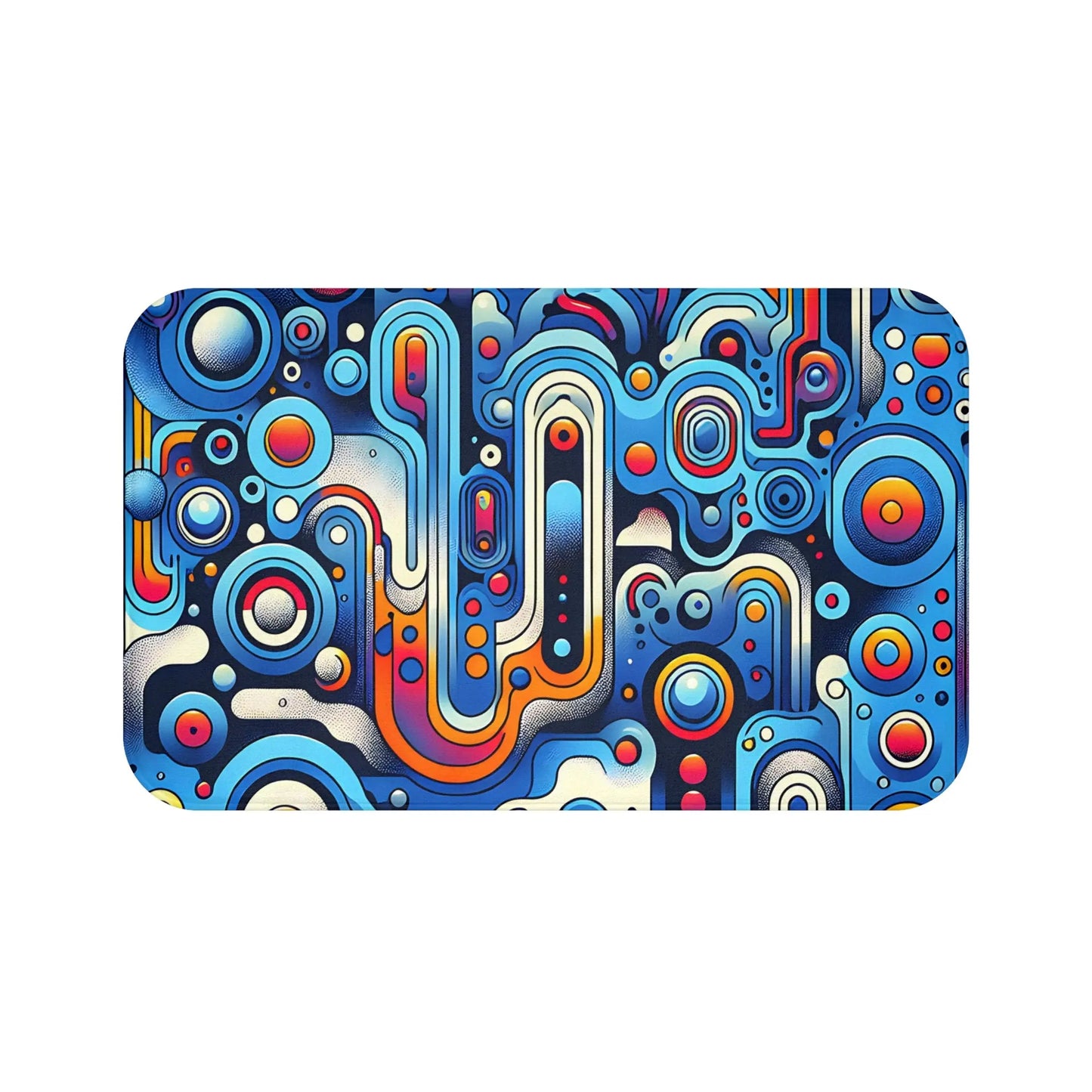 Retro Colorful Bath Mat