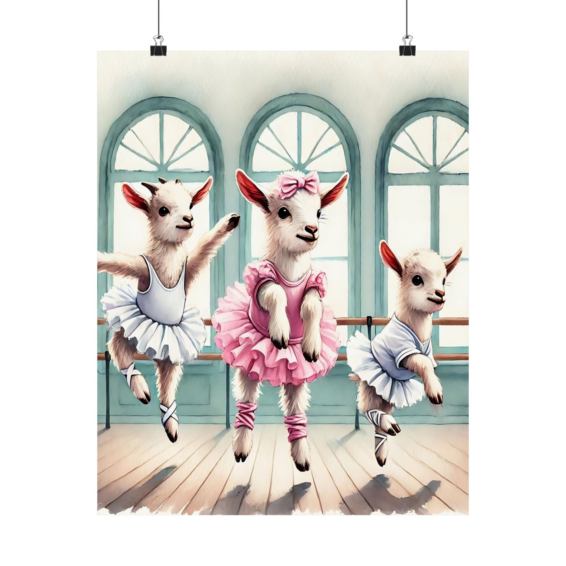 Ballet Goat Art Print