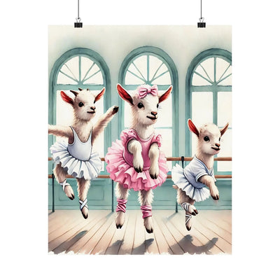 Ballet Goat Art Print