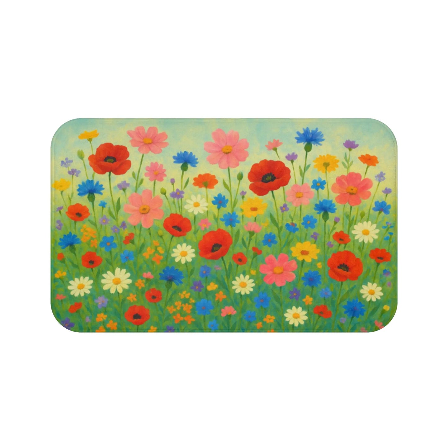 Floral Bath Mat