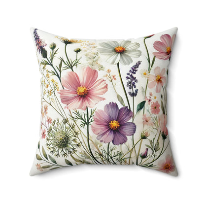 Floral Decorative Throw Pillow