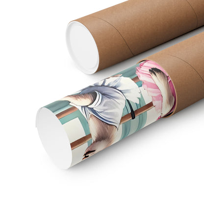 Ballet Goat Art Print