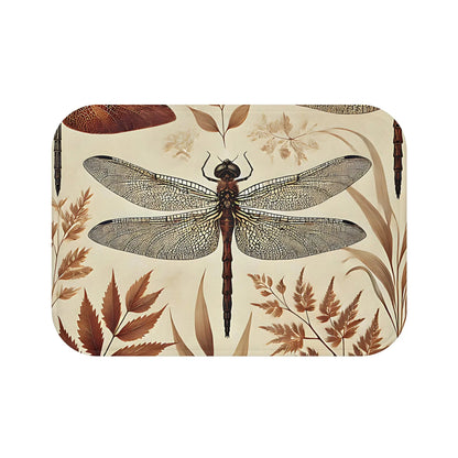 Elegant Dragonfly Bath Mat