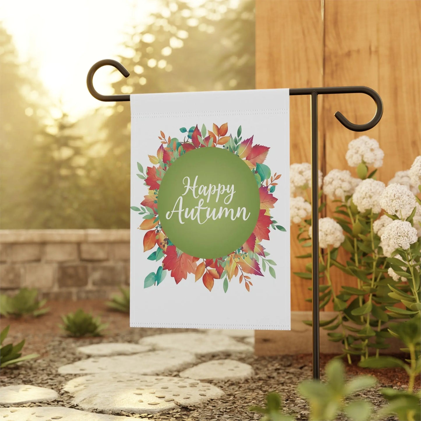 Happy Autumn Garden Flag