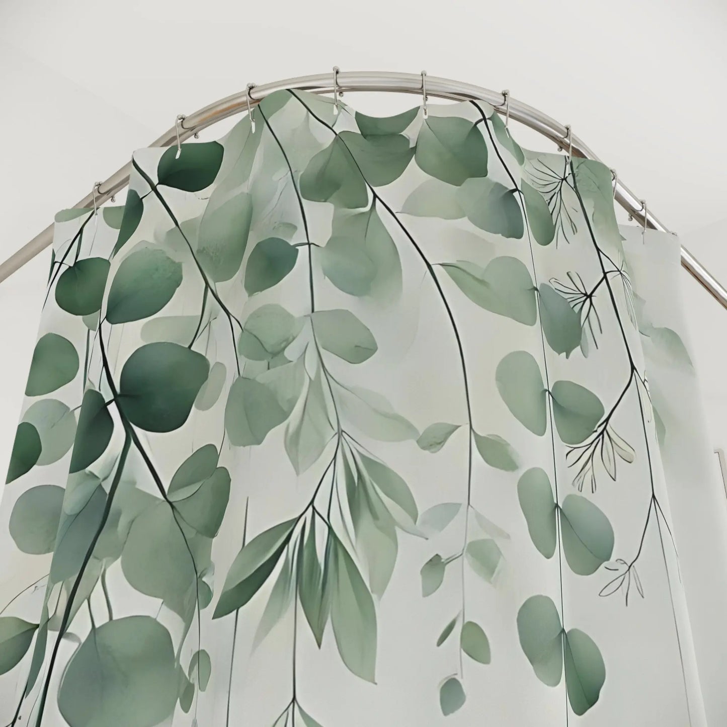 Botanical Modern Shower Curtain