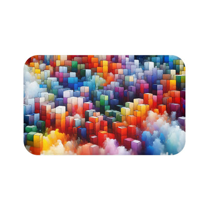 Colorful Abstract Bath Mat